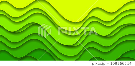 Light spring green abstract waves corporate background Light spring green abstract waves corporate background 109366514