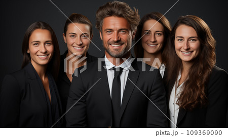 Professional business consultant team with excellent services. 109369090