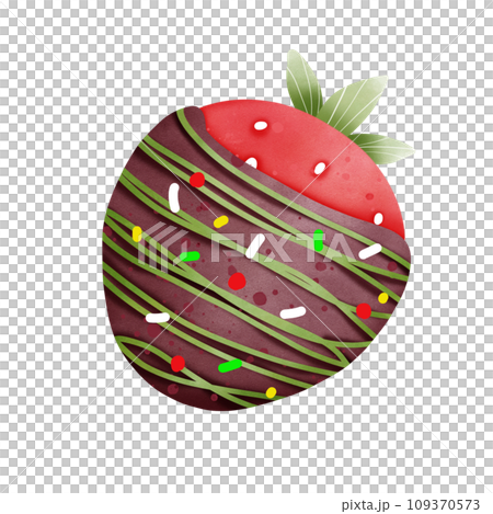 Chocolate covered strawberry  109370573