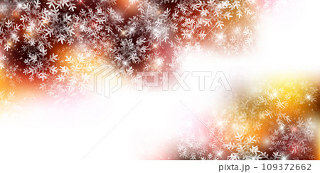 クリスマス　雪　冬　風景　背景	 109372662