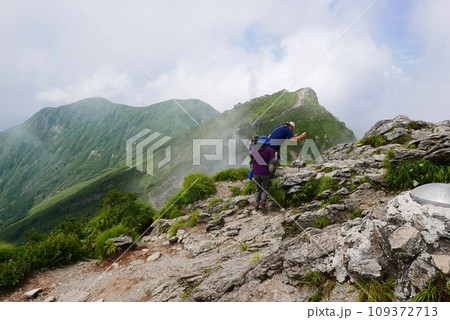 Mount Tanigawa is One of Japanese famous 100 mountains. Mount Tanigawa, Tanigawadake is a craggy, rugged mountain found on the border of Gunma and Niigata prefectures in northern Minakami. 109372713