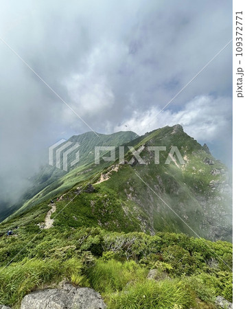 Mount Tanigawa is One of Japanese famous 100 mountains. Mount Tanigawa, Tanigawadake is a craggy, rugged mountain found on the border of Gunma and Niigata prefectures in northern Minakami. Mount Tanigawa is One of Japanese famous 100 mountains. Mount Tanigawa, Tanigawadake is a craggy, rugged mountain found on the border of Gunma and Niigata prefectures in northern Minakami. 109372771