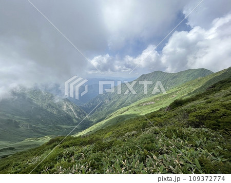 Mount Tanigawa is One of Japanese famous 100 mountains. Mount Tanigawa, Tanigawadake is a craggy, rugged mountain found on the border of Gunma and Niigata prefectures in northern Minakami. 109372774