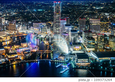 （横浜夜景）みなとみらいの夜景 109373264