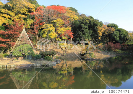 秋の肥後細川庭園(ひごほそかわていえん) 秋の肥後細川庭園(ひごほそかわていえん) 109374471