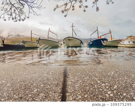 global warming ocean level rise on waterfront in europe global warming ocean level rise on waterfront in europe 109375295