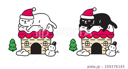 cat vector sleeping santa claus hat christmas icon kitten house hut calico neko pet cartoon character symbol tattoo illustration clip art isolated design cat vector sleeping santa claus hat christmas icon kitten house hut calico neko pet cartoon character symbol tattoo illustration clip art isolated design 109376185