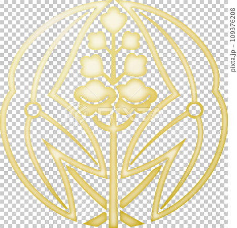 Family crest: Kagedakizawa [gold] 109376208