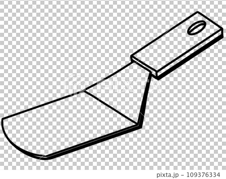 Offset spatula  109376334