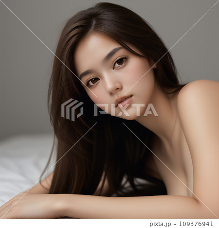 綺麗な日本人女性のヌード【縦横比1:1】【AI生成画像】 109376941