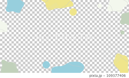 彩色抽象液體形狀的向量插圖集 109377406