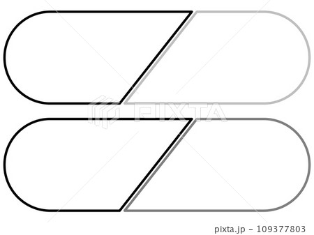 シンプルな見出しフレームセット シンプルな見出しフレームセット 109377803