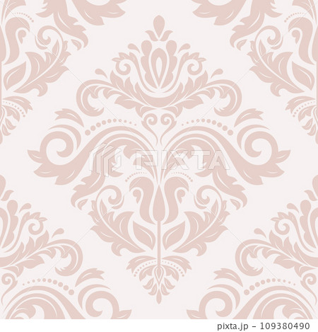 Classic Seamless Fine Pattern With Arabesques 109380490
