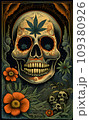 Mexican Skull Festival day of the Dead.AI-generated content 109380926