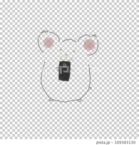 Mouse taking a photo Mouse taking a photo 109383130