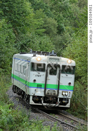 キハ40最後の活躍　石北本線を行く普通列車　石北線　引退間近 109384981