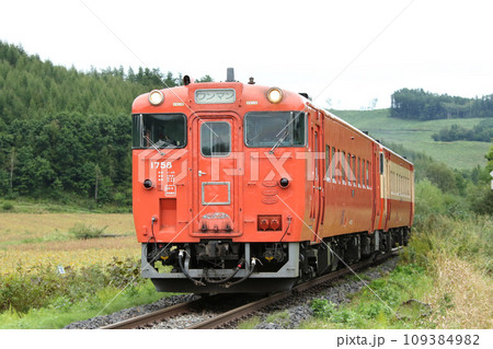 キハ40最後の活躍　石北本線普通列車　キハ40　リバイバル国鉄色　引退間近 109384982