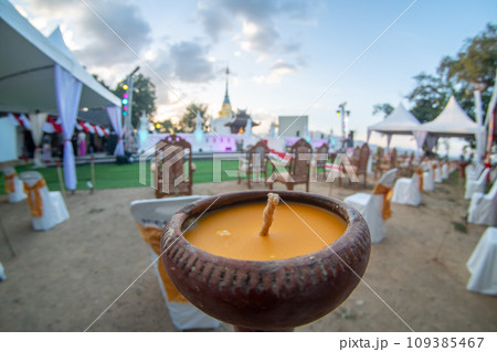 Scented Candle with the dark time 109385467