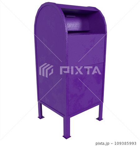 Letter Box isolated on white background 109385993