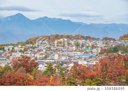 城山公園・蟻ケ崎方面の景色【松本市】 城山公園・蟻ケ崎方面の景色【松本市】 109386895
