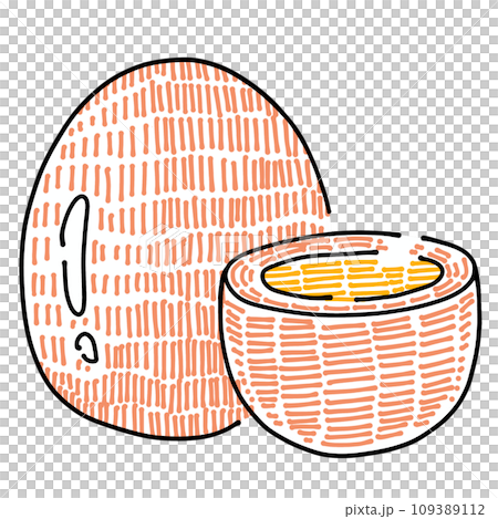 Loose and simple seasoned egg (single item) Loose and simple seasoned egg (single item) 109389112