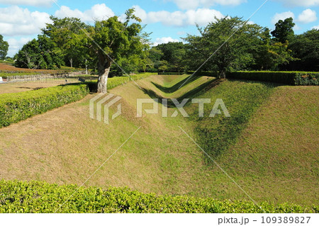 佐倉城址公園の角馬出し【千葉県佐倉市】 佐倉城址公園の角馬出し【千葉県佐倉市】 109389827