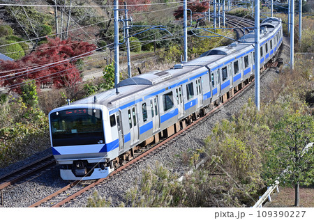 常磐線 偕楽園ー赤塚 JR東日本 E531系 K454編成(勝田) 常磐線 偕楽園ー赤塚 JR東日本 E531系 K454編成(勝田) 109390227
