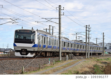 常磐線 赤塚ー内原 JR東日本 E531系 K474編成(勝田) 常磐線 赤塚ー内原 JR東日本 E531系 K474編成(勝田) 109390277