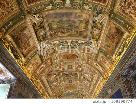 interiors and details of the Vatican museum, Vatican city interiors and details of the Vatican museum, Vatican city 109390774