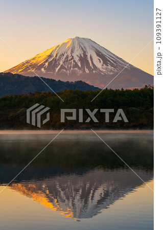 夜明けの富士山（西湖にて） 109391127
