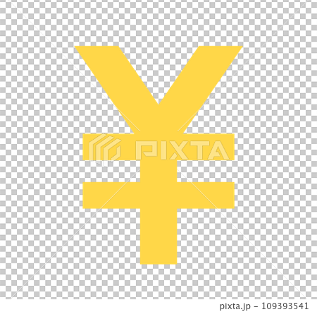 simple yellow circle mark simple yellow circle mark 109393541