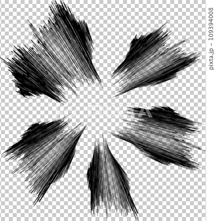 Powerful concentrated line ink illustration 109394008