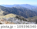 樹氷が舞う初冬の剣山から三嶺 109396340