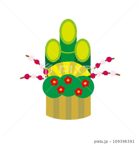 門松のイラスト 109396391