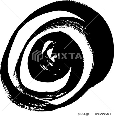Round Grunge Dry Brush Banner Round Grunge Dry Brush Banner 109399504