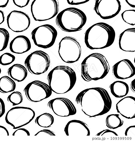 Grunge Dry Brush Seamless Pattern Grunge Dry Brush Seamless Pattern 109399509