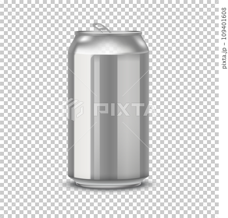 realistic aluminum cans isolated on white realistic aluminum cans isolated on white 109401608