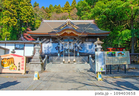 福島県 白河市 南湖公園 松平定信を祀る南湖神社の拝殿 福島県 白河市 南湖公園 松平定信を祀る南湖神社の拝殿 109403658