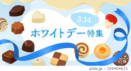 ホワイトデーバナー素材（2：1） 109404613