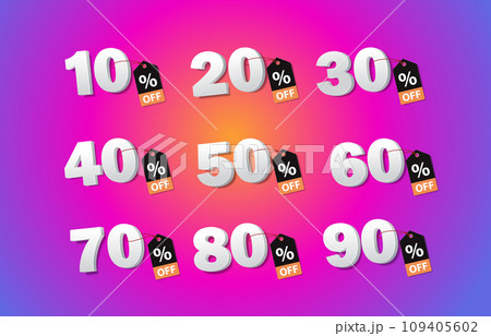 promo stickers hot sale best price icons online shopping tags special offer promotion discount coupon horizontal 109405602