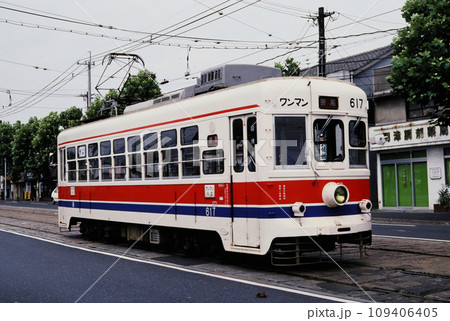1988年西鉄北九州線の路面電車 109406405