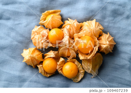 Cape gooseberry, Goldenberry or Physalis peruviana Cape gooseberry, Goldenberry or Physalis peruviana 109407239