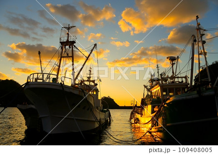 仁科港の夕景 109408005