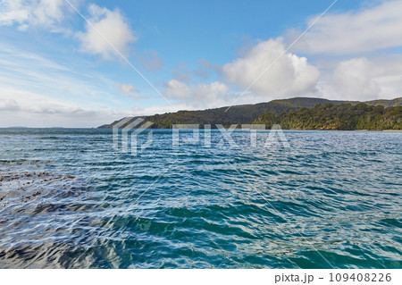 Sea bay landscape in Rakiura New Zealand 109408226