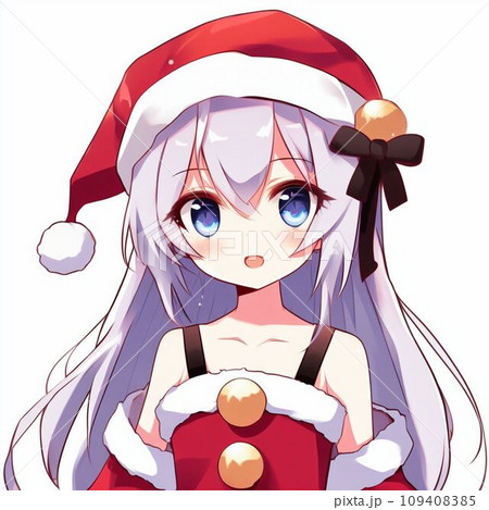サンタ衣装を着た女の子 サンタ衣装を着た女の子 109408385