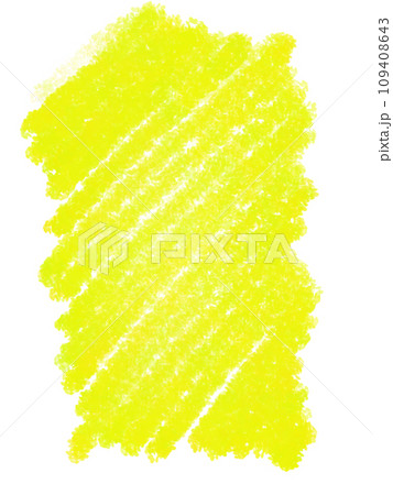 黄色いクレヨンの背景 テクスチャ 109408643