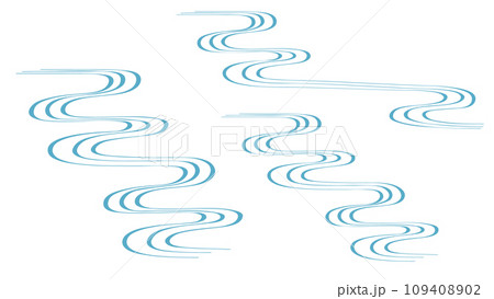 和風流水文様 109408902