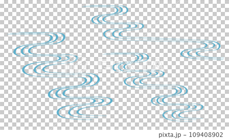 和風流水文様 109408902