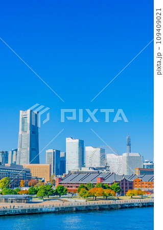 横浜みなとみらい 都市風景 横浜みなとみらい 都市風景 109409021