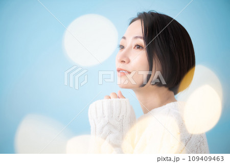 女性 ふわふわ 前ボケ ビューティー 女性 ふわふわ 前ボケ ビューティー 109409463
